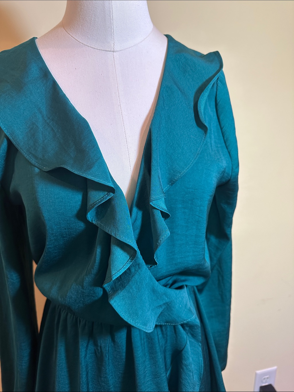 Express Teal-Green Women's Blouse